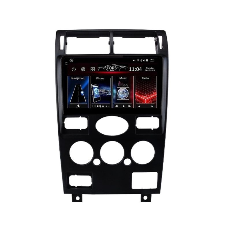 Android head unit FORS.auto FS 6 MAX for Ford Mondeo Sedan (6+128Gb, 9") 2000-2003