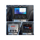 Android head unit FORS.auto FS 4 MAX for Ford Focus (4+32Gb, 9", Manual AC, black) 2005-2011