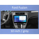 Android head unit FORS.auto FS 2 PRO for Ford Fusion (2+32Gb, 10", grey) 2009-2012