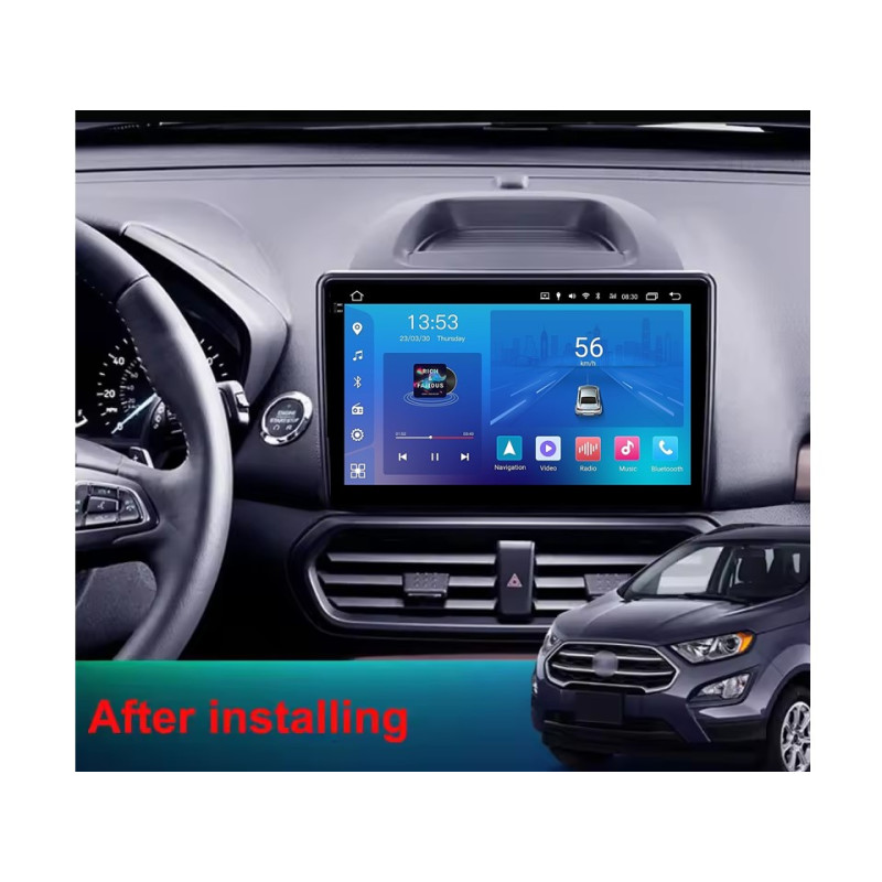 Android head unit FORS.auto FS 2 ULTRA for Ford Ecosport (2+32Gb, 10") 2018-2021
