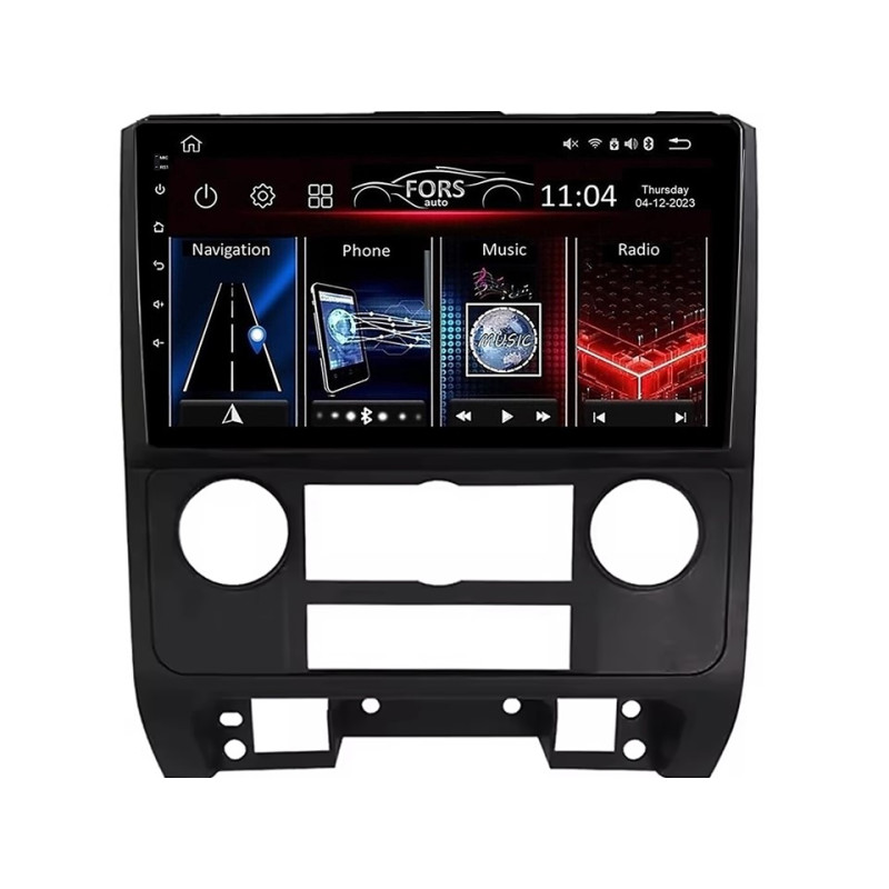 Android head unit FORS.auto FS 1 LITE for Ford Escape (1+32Gb, 9") 2007-2012