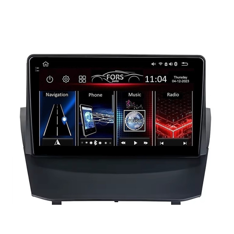 Android head unit FORS.auto FS 4 PRO for Ford Fiesta (4+64Gb, 9") 2009-2014