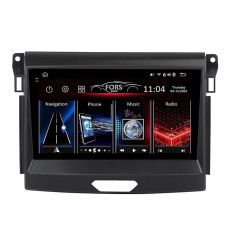 Android head unit FORS.auto FS 6 MAX for Ford Ranger (6+128Gb, 9", Black) 2015-2020