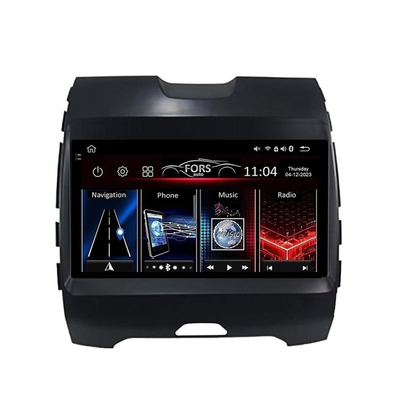 Android head unit FORS.auto FS 2 PRO for Ford Edge (2+32Gb, 9") 2015-2018