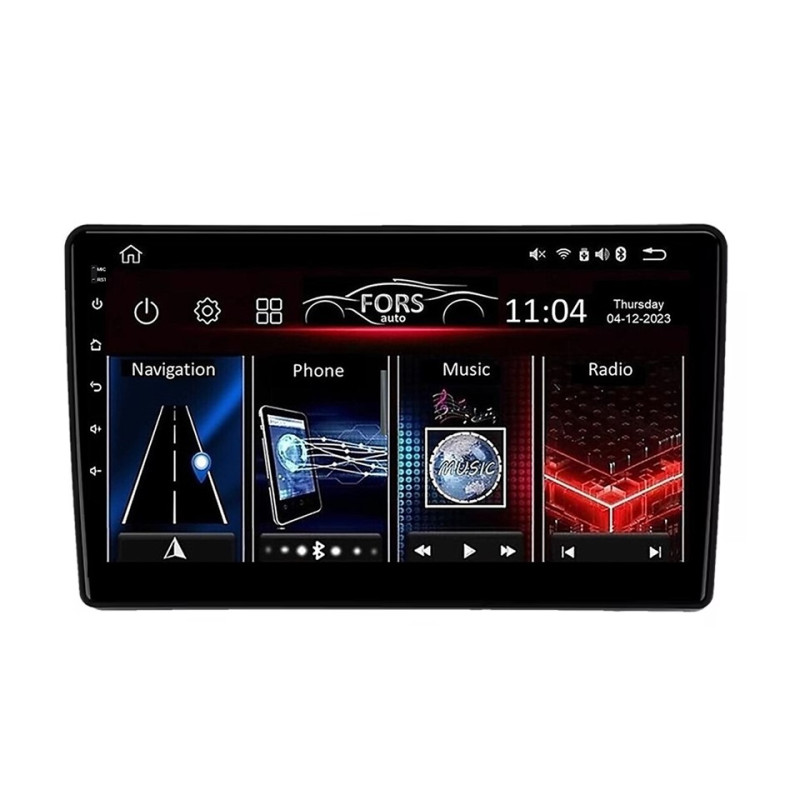 Android head unit FORS.auto FS 1 LITE for Ford Escape (1+32Gb, 9") 2000-2007