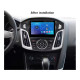 Android head unit FORS.auto FS 1 LITE for Ford Focus (1+32Gb, 9") 2011-2015