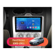 Android head unit FORS.auto FS 1 LITE for Ford Focus (1+32Gb, 9", Manual AC) 2005-2011