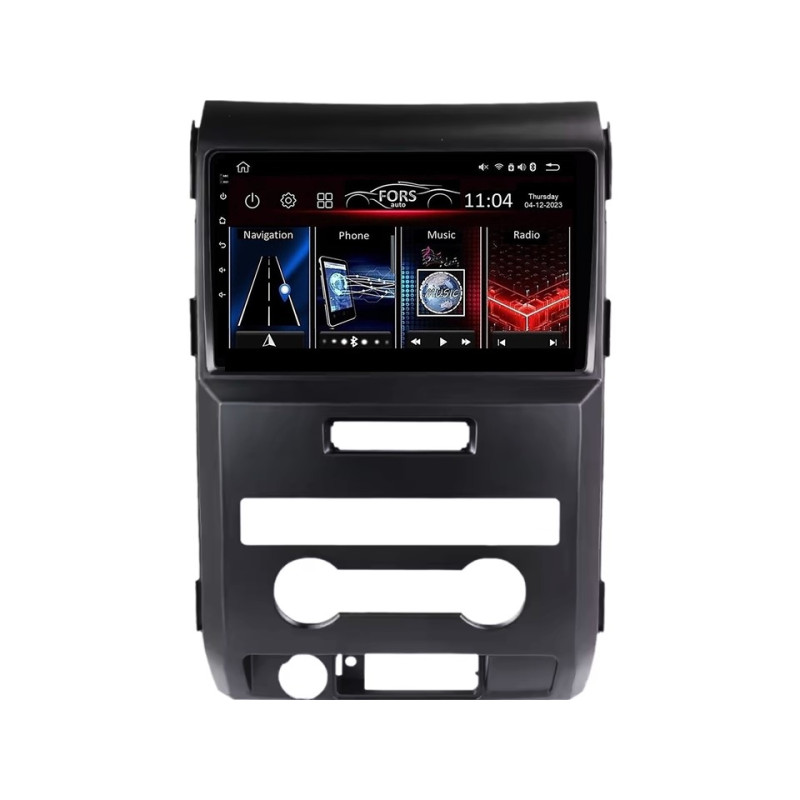 Android head unit FORS.auto FS 1 LITE for Ford F150/Raptor (1+32Gb, 9", high-end) 2008-2014