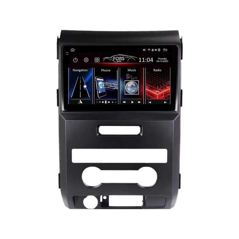 Android head unit FORS.auto FS 6 MAX for Ford F150/Raptor (6+128Gb, 9", high-end) 2008-2014