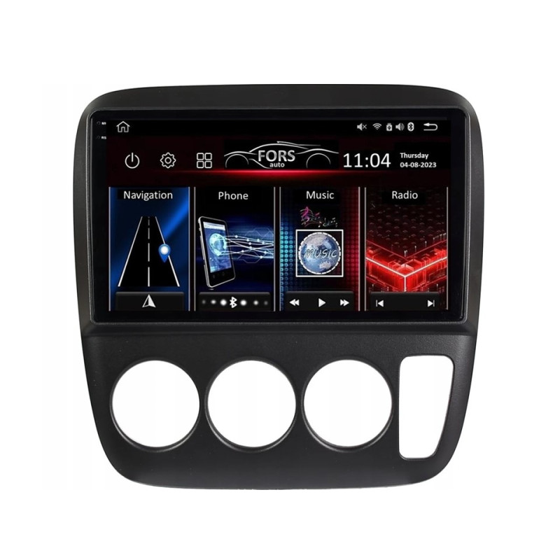 Android head unit FORS.auto FS 4 PRO  for Honda CRV (4+64Gb, 9") 1995-2001