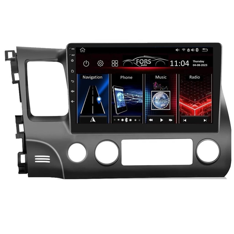 Android head unit FORS.auto FS 1 LITE for Honda Civic (1+32Gb, 10") 2006-2011