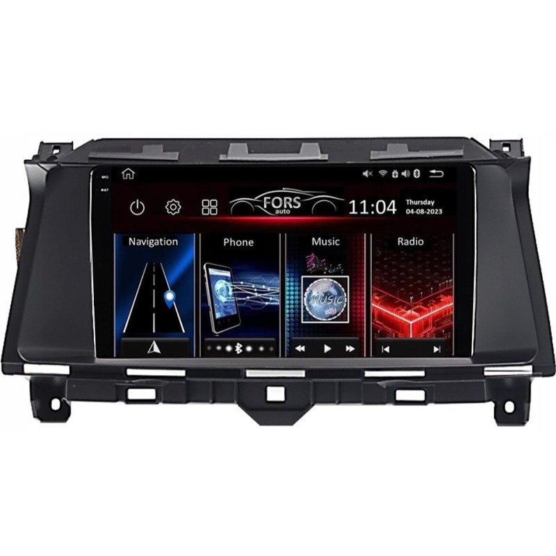 Android head unit FORS.auto FS 4 PRO for Honda Accord 8 America (4+64Gb, 9", Low-end) 2008-2013