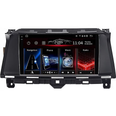 Android head unit FORS.auto FS 4 MAX Qled for Honda Accord 8 America (4+32Gb, 9", Low-end) 2008-2013