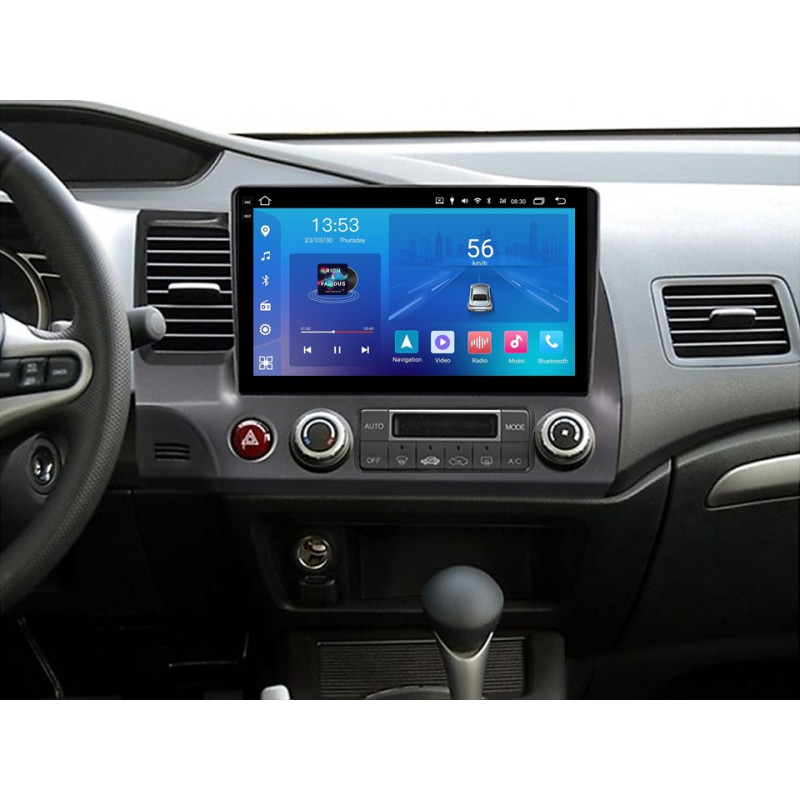 Android head unit FORS.auto FS 2 ULTRA for Honda Civic (2+32Gb, 10") 2006-2011