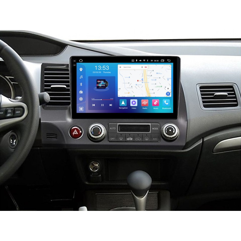 Android head unit FORS.auto FS 4 PRO  for Honda Civic (4+64Gb, 10") 2006-2011
