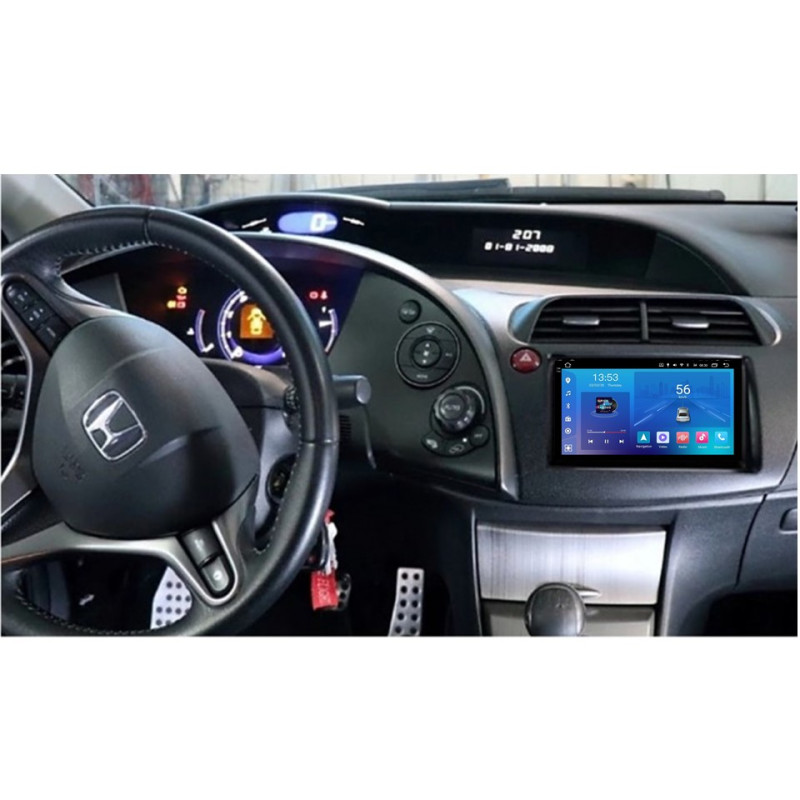 Android head unit FORS.auto FS 2 ULTRA for Honda Civic (2+32Gb, 9") 2005-2011