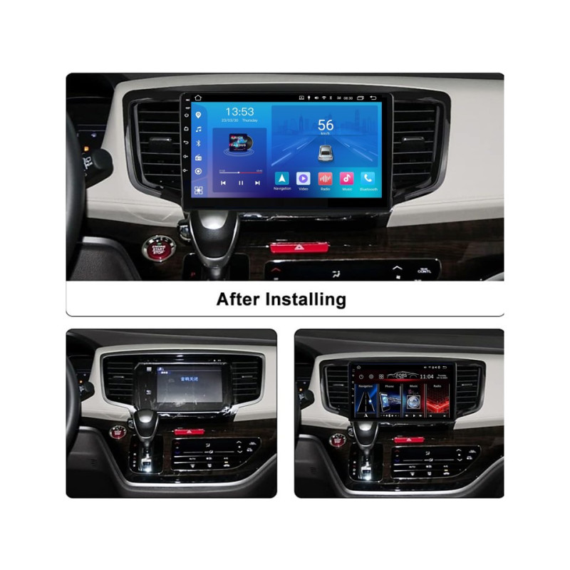 Android head unit FORS.auto FS 1 LITE for Honda Odyssey (1+32Gb, 10", UV black) 2015-2019