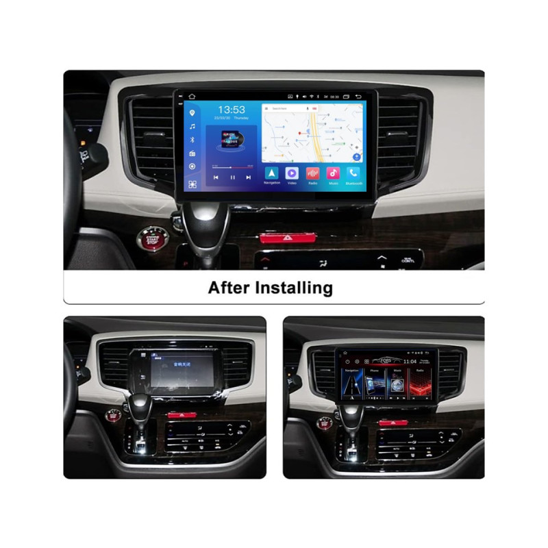 Android head unit FORS.auto FS 2 PRO for Honda Odyssey (2+32Gb, 10", UV black) 2015-2019