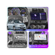 Android head unit FORS.auto FS 4 MAX for Honda Jazz (4+32Gb, 9", LHD, Manual AC) 2001-2005