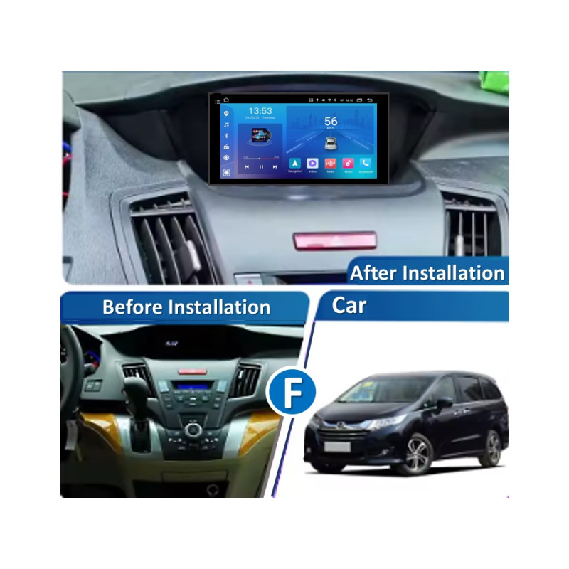 Android head unit FORS.auto FS 2 ULTRA for Honda Odyssey (2+32Gb, 9", LHD) 2009-2014