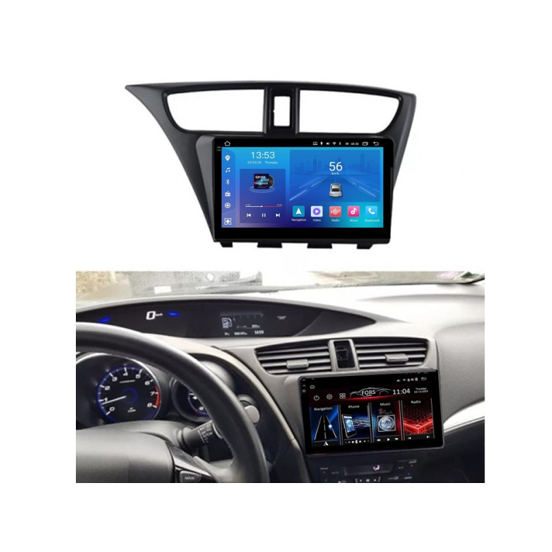 Android head unit FORS.auto FS 2 ULTRA for Honda Civic (1+16Gb, 9") 2012-2017