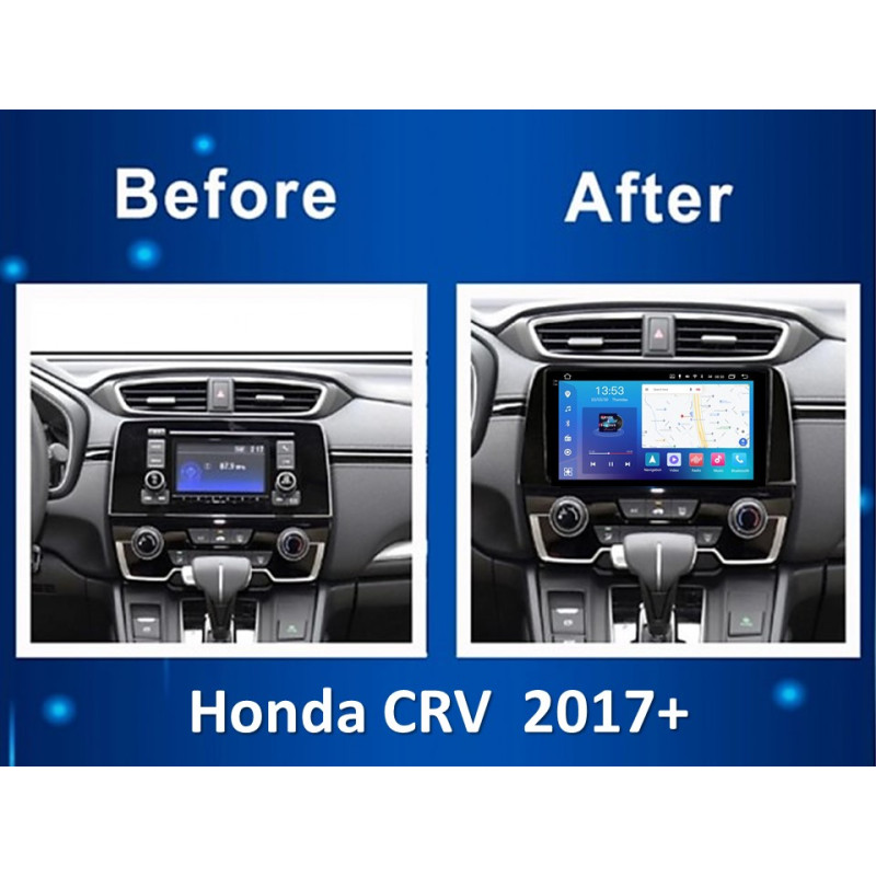 Android head unit FORS.auto FS 2 PRO for Honda CRV (2+32Gb, 9", UV black) 2017+