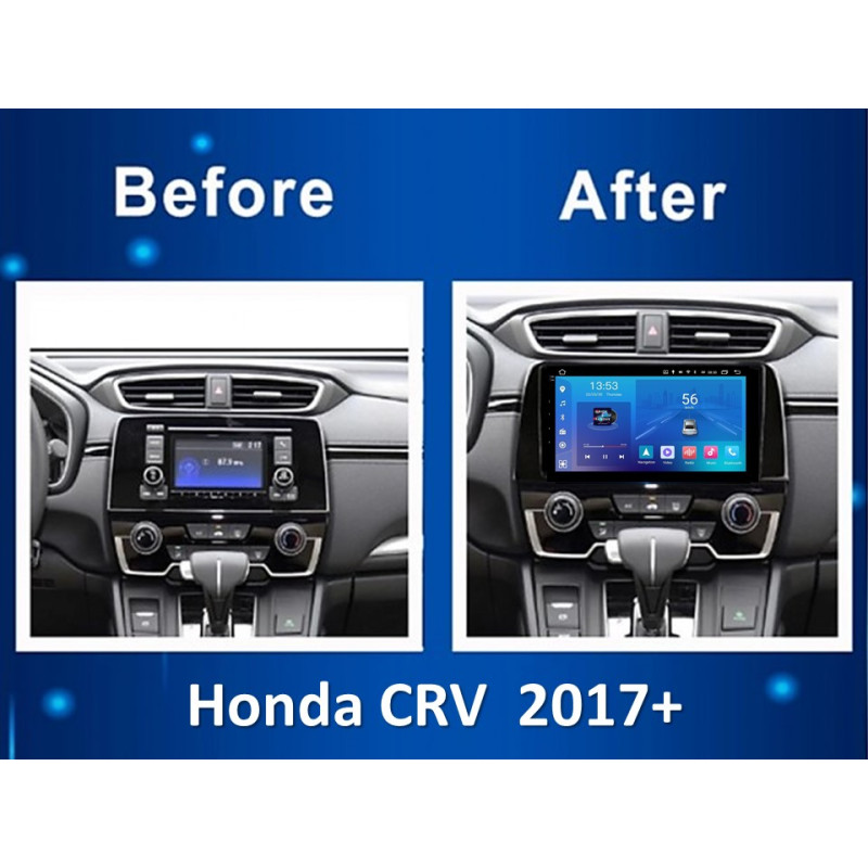 Android head unit FORS.auto FS 2 ULTRA for Honda CRV (2+32Gb, 9", UV black) 2017+