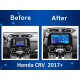 Android head unit FORS.auto FS 2 ULTRA for Honda CRV (2+32Gb, 9", UV black) 2017+