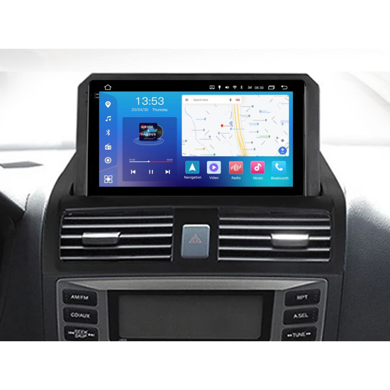 Android head unit FORS.auto FS 4 MAX Qled for Honda Accord 7 (4+32Gb, 9") 2002-2007