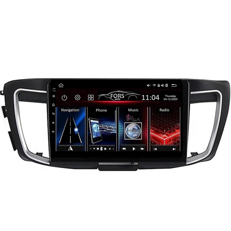 Android head unit FORS.auto FS 1 LITE for Honda Accord 9 (2.0L Engine, 1+32Gb, 10") 2013-2018