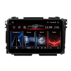 Android head unit FORS.auto FS 4 MAX Qled for Honda HRV/Vezel (4+32Gb, 9") 2015