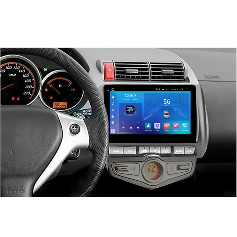 Android head unit FORS.auto FS 2 ULTRA for Honda Jazz/City (2+32Gb, 9", LHD, Auto AC) 2002-2007