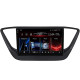 Android head unit FORS.auto FS 4 MAX Qled for Hyundai Accent/Verna (4+32Gb, 9", black) 2018+
