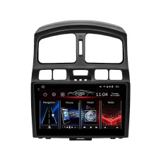 Android head unit FORS.auto FS 4 MAX Qled for Hyundai Santa Fe (4+32Gb, 9") 2000-2006
