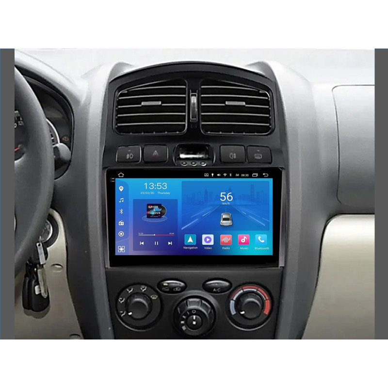 Android head unit FORS.auto FS 2 ULTRA for Hyundai Santa Fe (2+32Gb, 9") 2000-2006