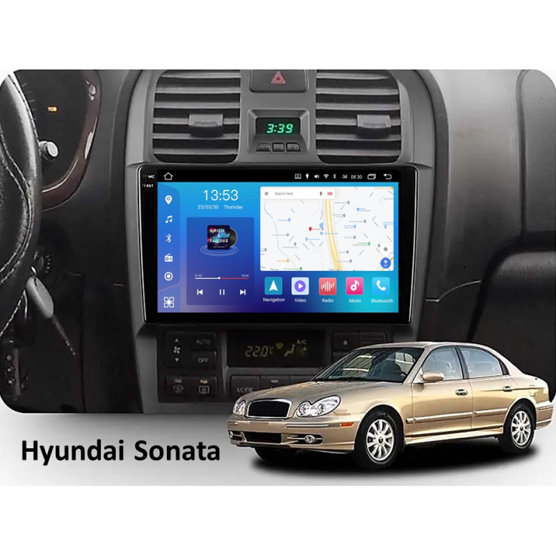 Android head unit FORS.auto FS 4 PRO for Hyundai Sonata (4+64Gb, 9") 2003-2009
