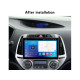 Android head unit FORS.auto FS 4 MAX Qled for Hyundai I20 (4+32Gb, 9", Auto AC) 2012-2014