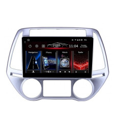 Android head unit FORS.auto FS 2 ULTRA for Hyundai I20 (2+32Gb, 9", Auto AC) 2012-2014