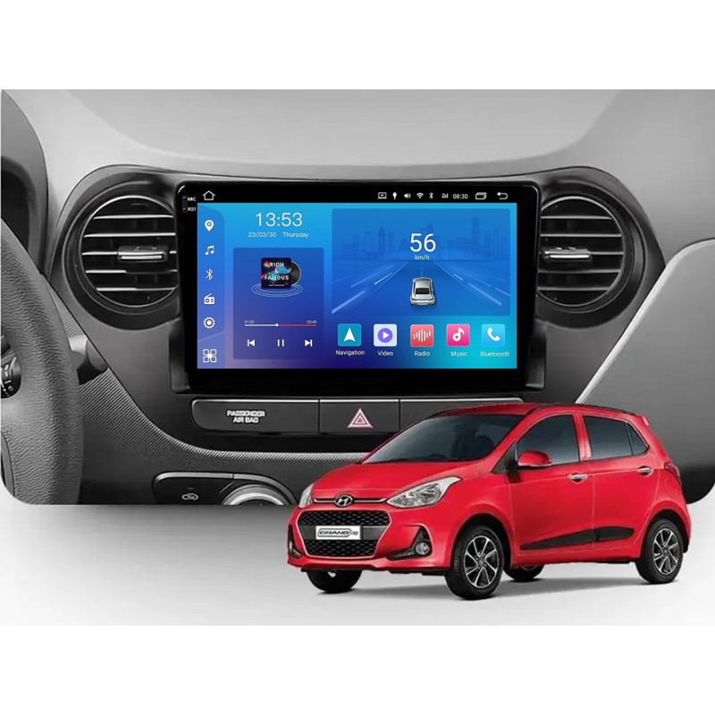 Android head unit FORS.auto FS 2 ULTRA for Hyundai i10 (2+32Gb, 9") 2014-2017