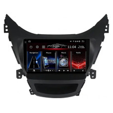 Android head unit FORS.auto FS 4 MAX Qled for Hyundai Elantra (4+32Gb, 9") 2011-2013