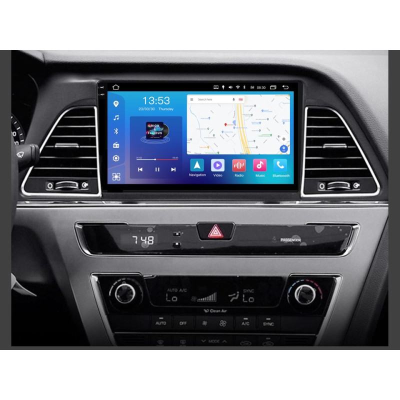 Android head unit FORS.auto FS 4 MAX for Hyundai Sonata (4+32Gb, 9") 2015-2018