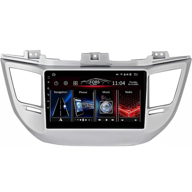 Android head unit FORS.auto FS 1 LITE for Hyundai Tucson (1+32Gb, 9") 2015-2017