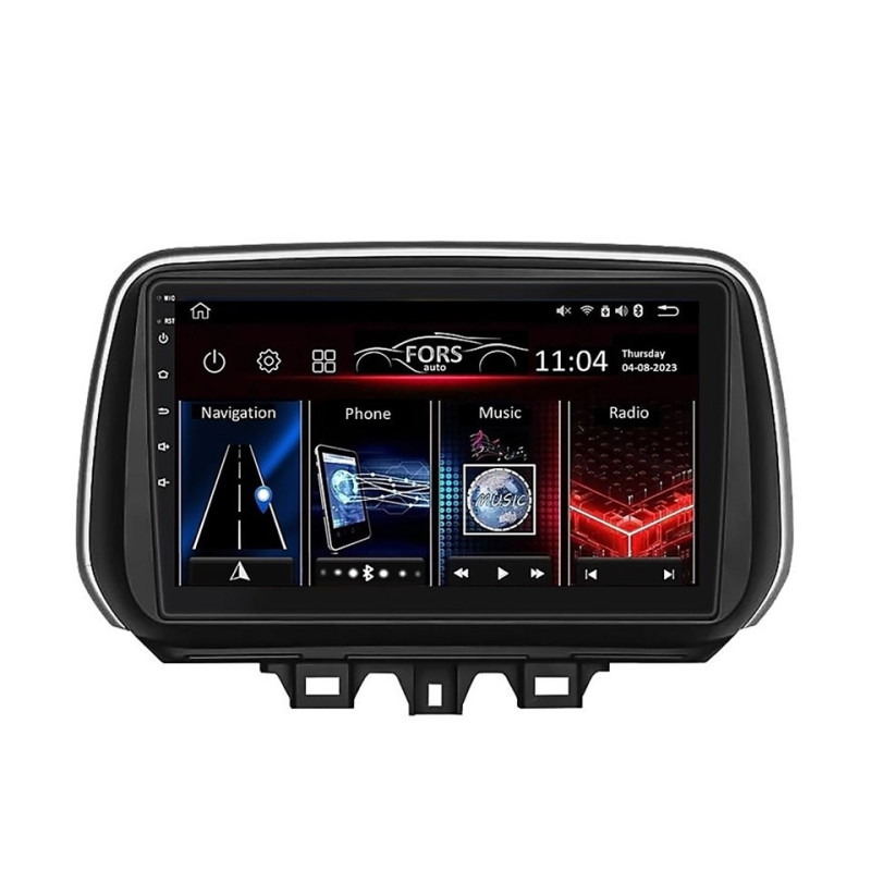 Android head unit FORS.auto FS 1 LITE for Hyundai Tucson/IX35 (1+32Gb, 9") 2018-2019