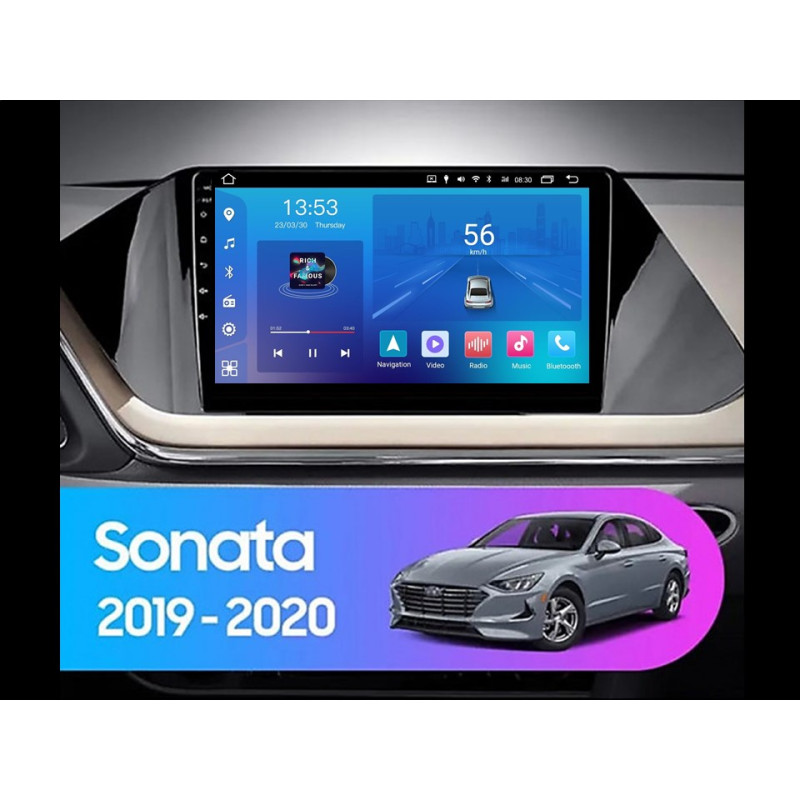 Android head unit FORS.auto FS 1 LITE for Hyundai Sonata (1+32Gb, 10") 2019-2020