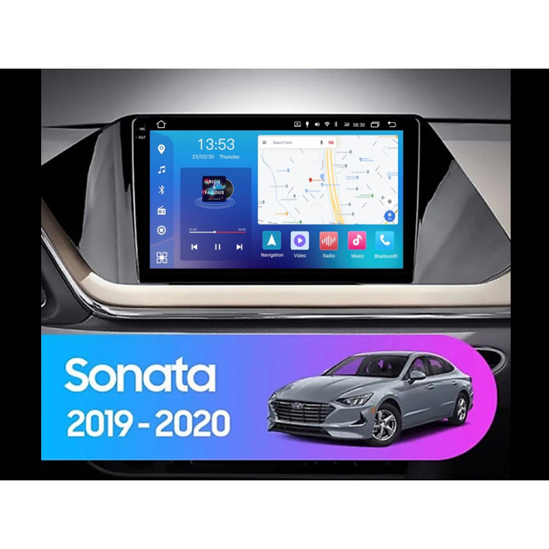 Android head unit FORS.auto FS 2 PRO for Hyundai Sonata (2+32Gb, 10") 2019-2020