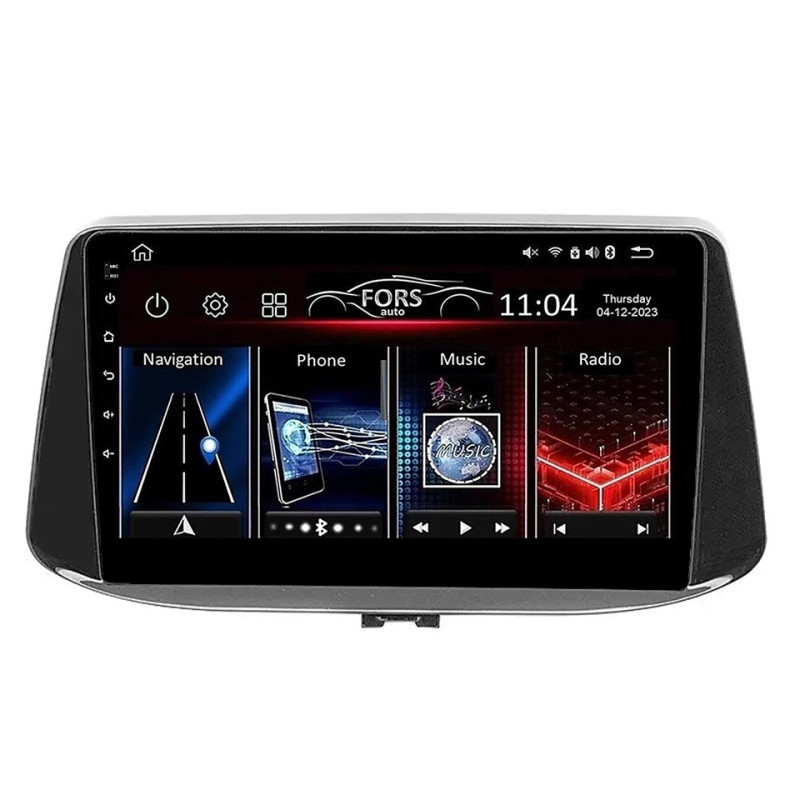 Android head unit FORS.auto FS 1 LITE for Hyundai i30 (1+32Gb, 9") 2017-2019