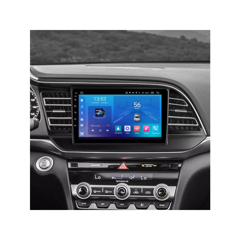 Android head unit FORS.auto FS 1 LITE for Hyundai Elantra (1+32Gb, 9") 2019+