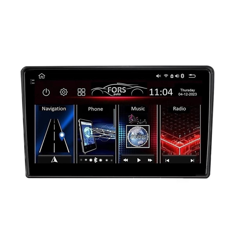 Android head unit FORS.auto FS 6 MAX for Hyundai Azera/TG/AV (6+128Gb, 9") 2006-2011