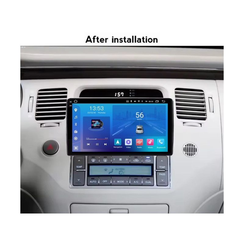 Android head unit FORS.auto FS 2 ULTRA for Hyundai Azera/TG/AV (2+32Gb, 9") 2006-2011