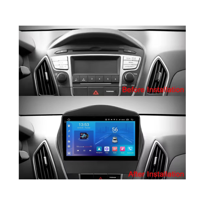 Android head unit FORS.auto FS 2 ULTRA for Hyundai IX35 (2+32Gb, 9") 2010-2015
